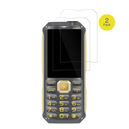 2x Screen Protector for Cellecor C1000 Protective Film covers 100% dipos Flex