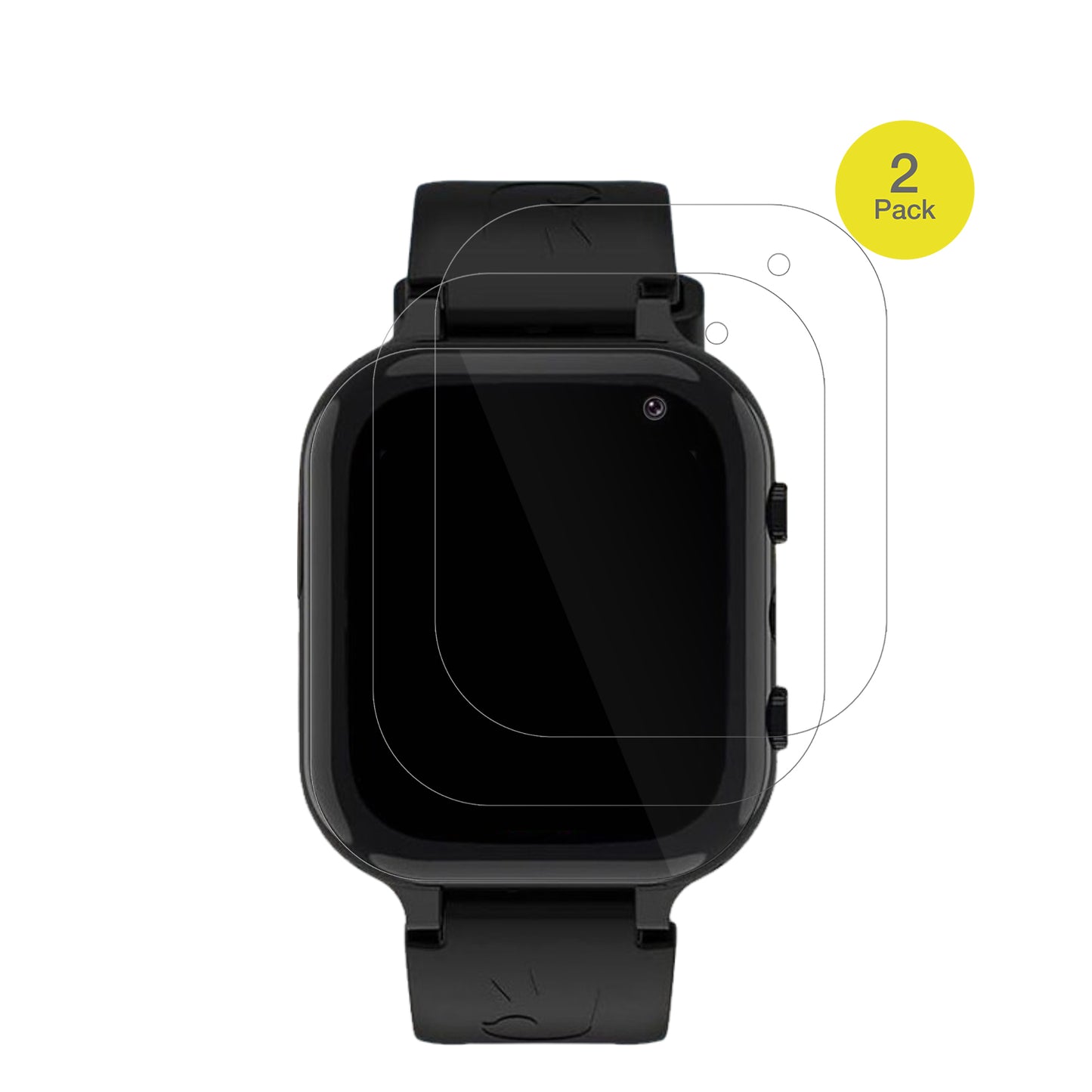 2x 3D Full Cover Schutzfolie für Ruopoem Smartwatch Kinder
