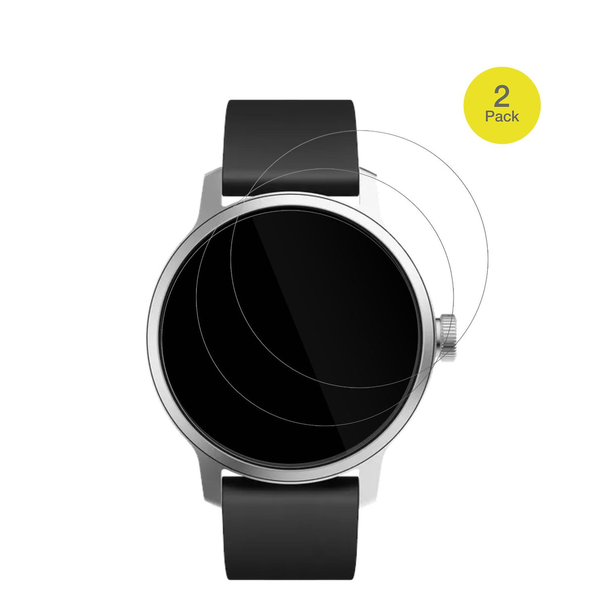 2x Screen Protector for Withings Scanwatch 38mm Gen. 1 Protective Film covers