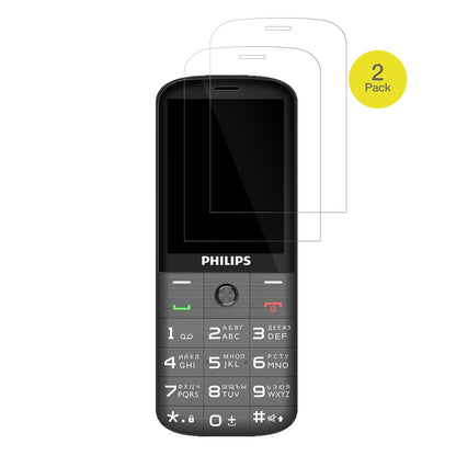 2x Screen Protector for Philips Xenium E227 Protective Film covers 100% dipos