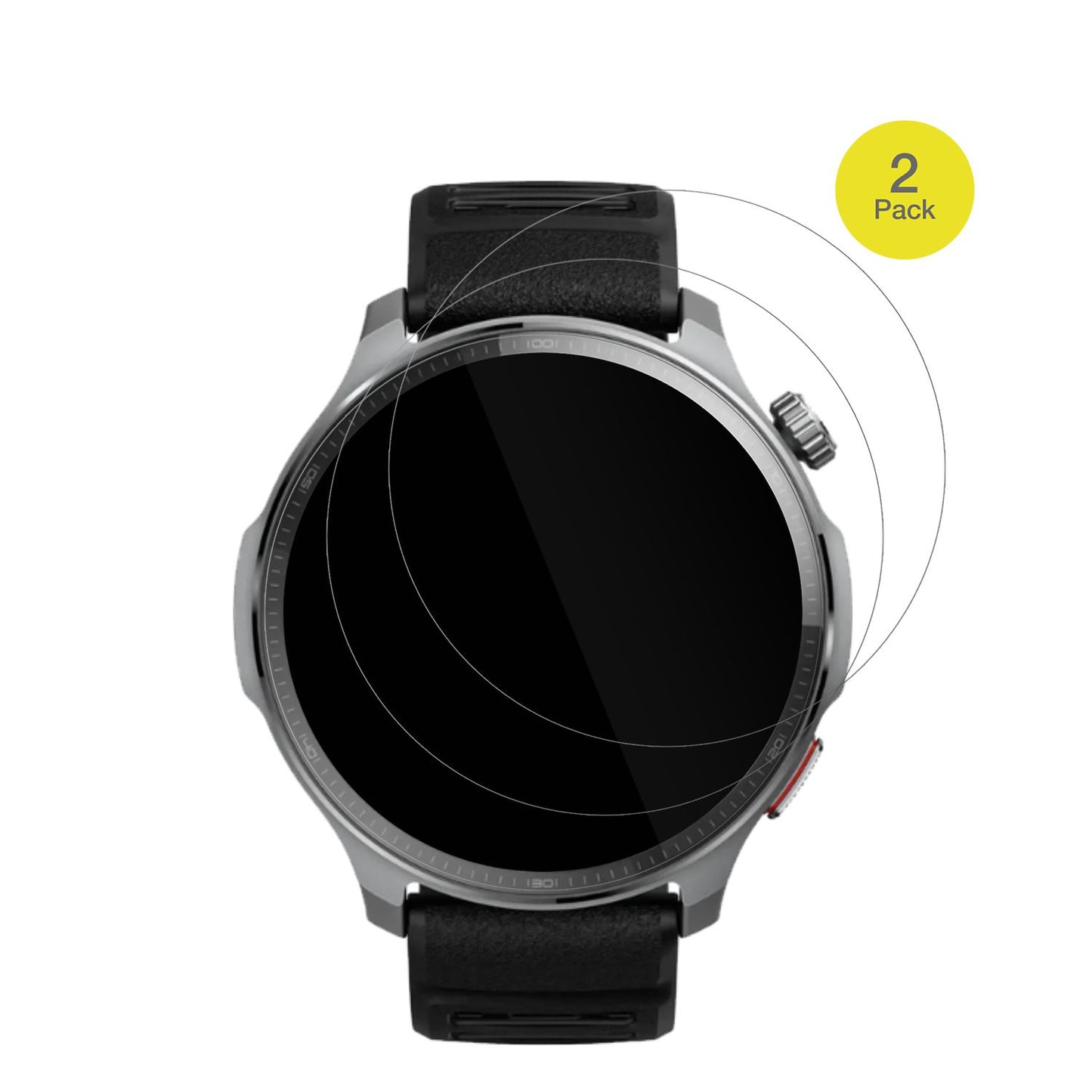 2x Screen Protector for Huami Amazfit Balance 2 XT Protective Film covers 100%