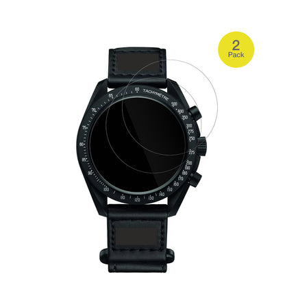 2x 3D Full Cover Schutzfolie für Omega x Swatch Speedmaster Moonswatch
