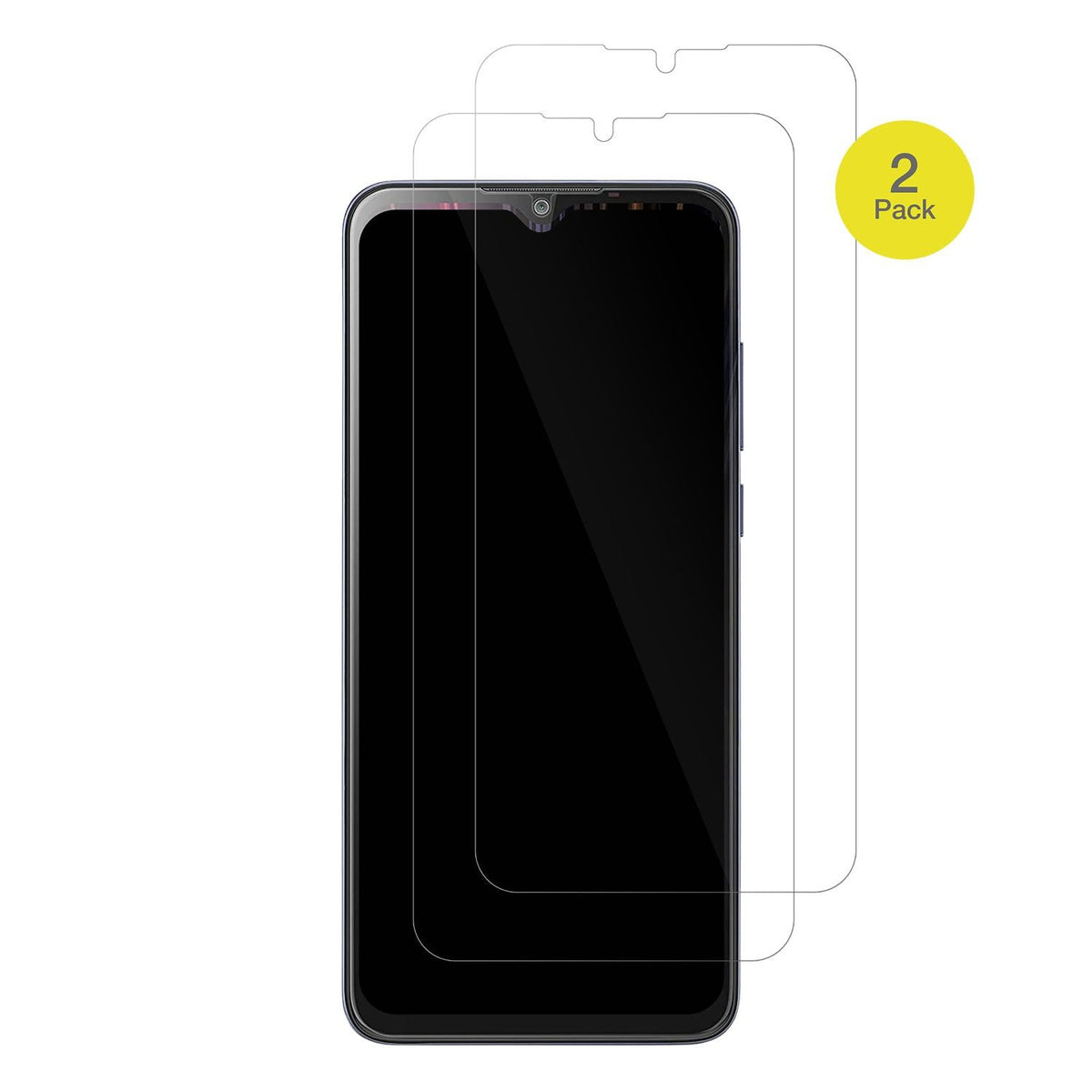 2x Screen Protector for Lava X2 Protective Film covers 100% dipos Flex