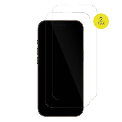 2x Screen Protector for Apple iPhone 16 Pro Protective Film covers 100% dipos