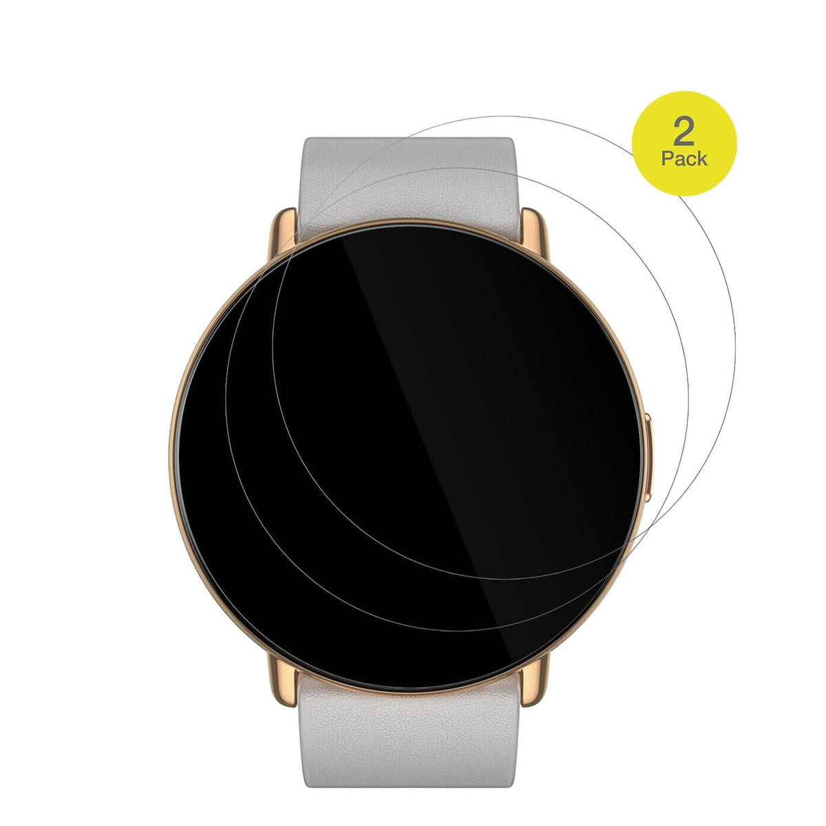 2x Screen Protector for Zepp E Smartwatch Protective Film covers 100% dipos Flex