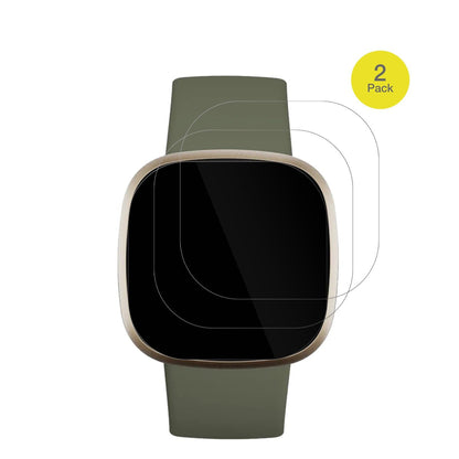 2x Screen Protector for Fitbit Versa 3 Protective Film covers 100% dipos Flex