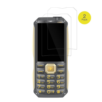 2x Screen Protector for Cellecor C1000 Protective Film covers 100% dipos Flex