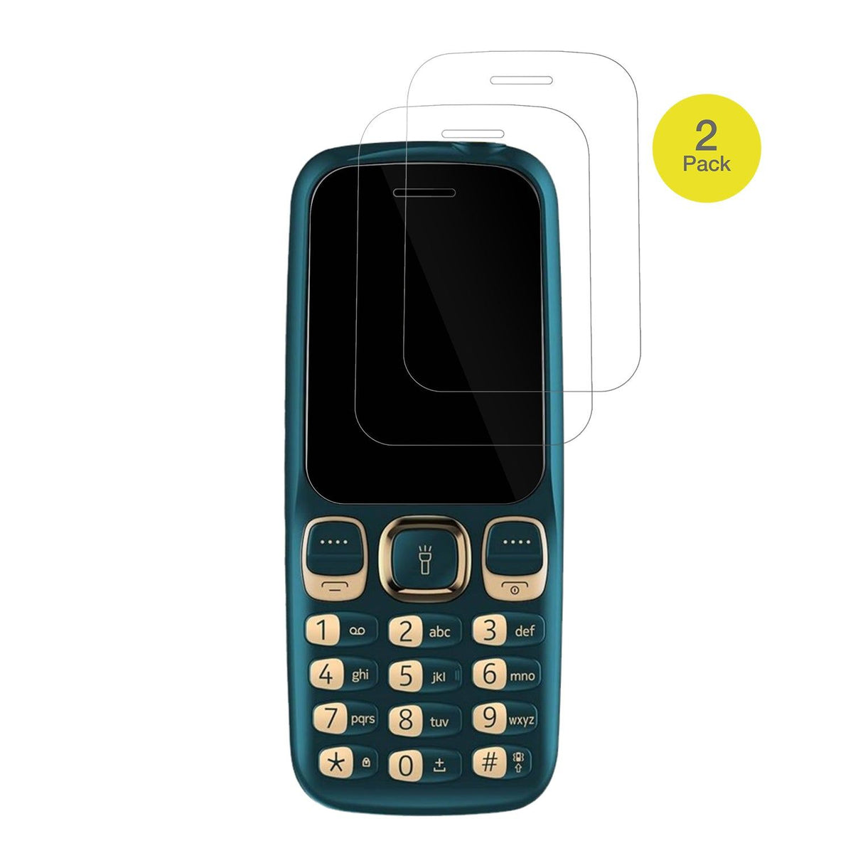 2x Screen Protector for Cellecor R4 Protective Film covers 100% dipos Flex