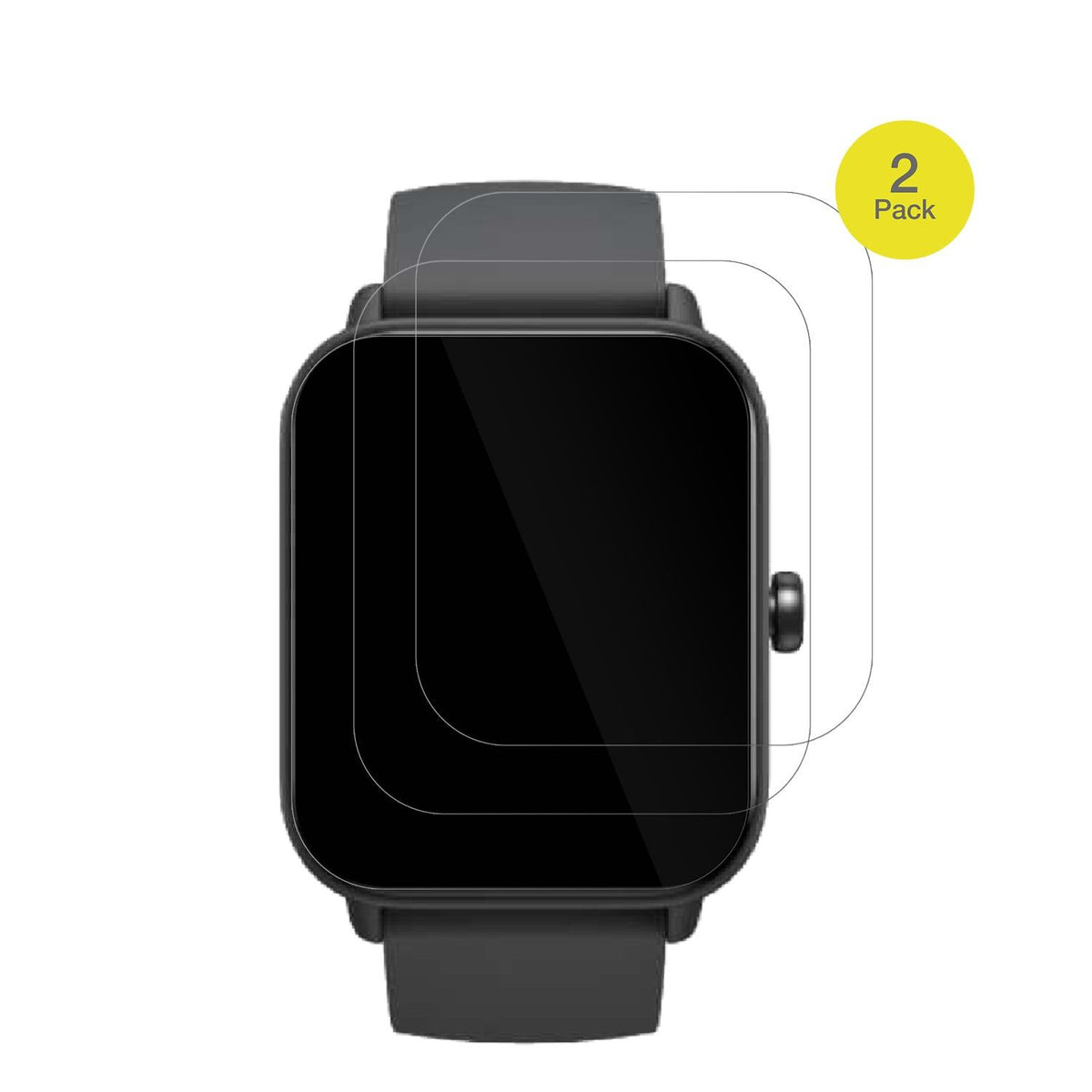 2x Screen Protector for Fitpolo IDW19 Smartwatch Protective Film covers 100%