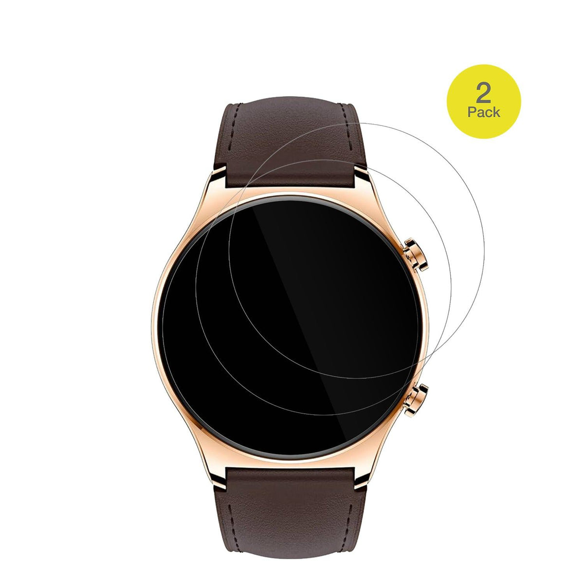 2x Screen Protector for Honor Watch GS 3 Protective Film covers 100% dipos Flex