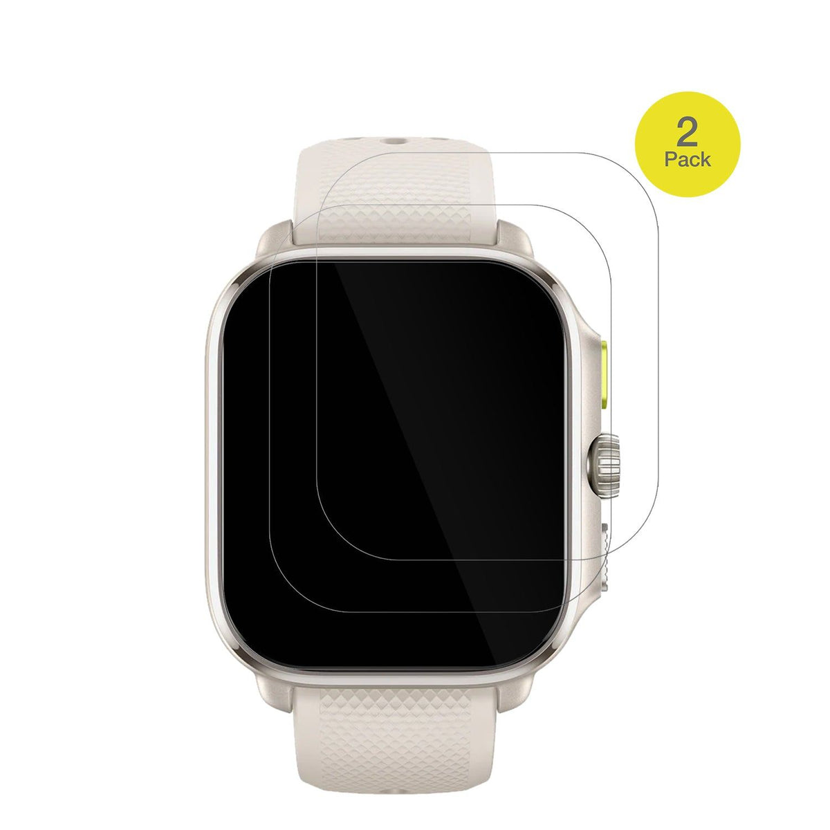 2x Screen Protector for Amazfit Cheetah Square Protective Film covers 100%