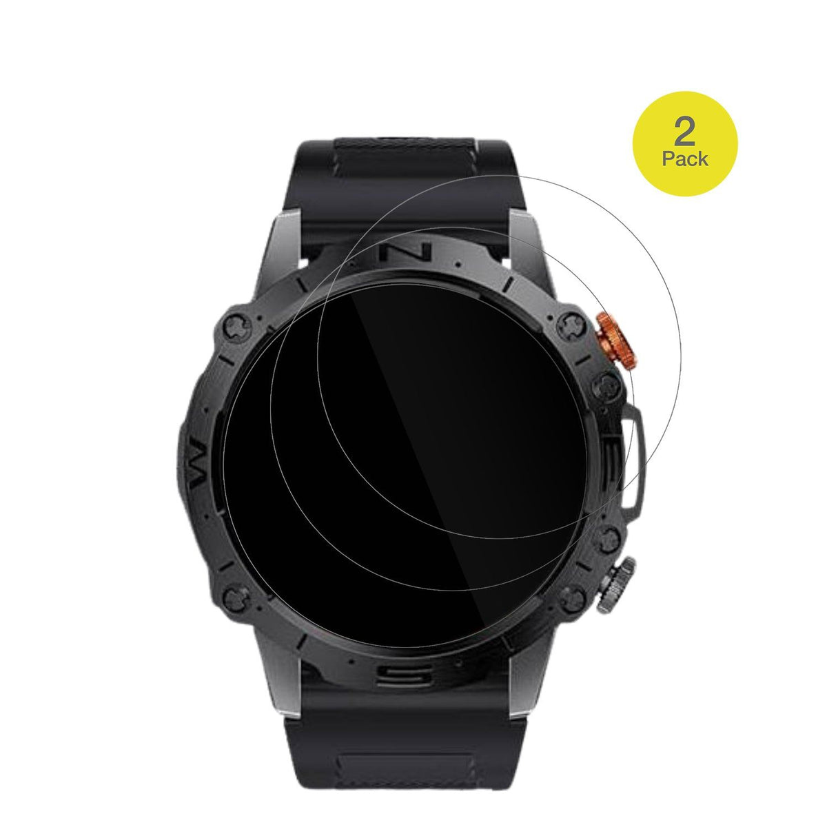 2x Screen Protector for LIGE Smart Sports Watch I10 Protective Film covers 100%