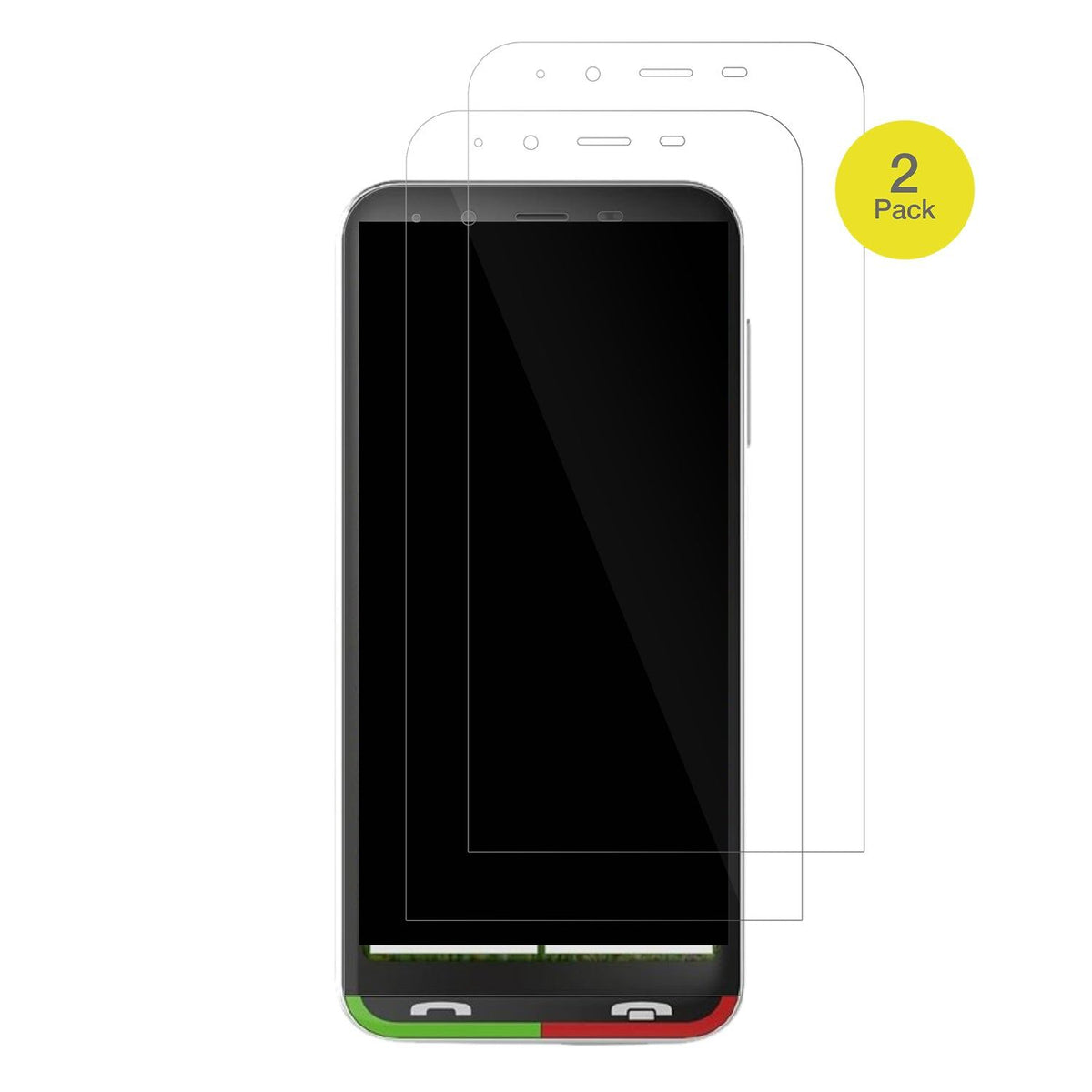 2x Screen Protector for Emporia SUPEReasy Protective Film covers 100% dipos Flex
