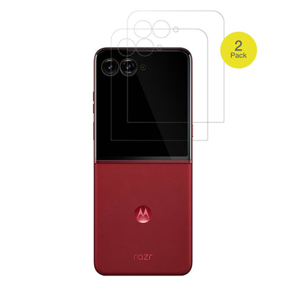 2x Screen Protector for Motorola Razr 60 Ultra Aussen-Display Protective Film