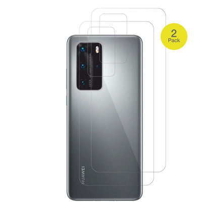 2x Screen Protector for Huawei P40 Pro Rückseite Protective Film covers 100%