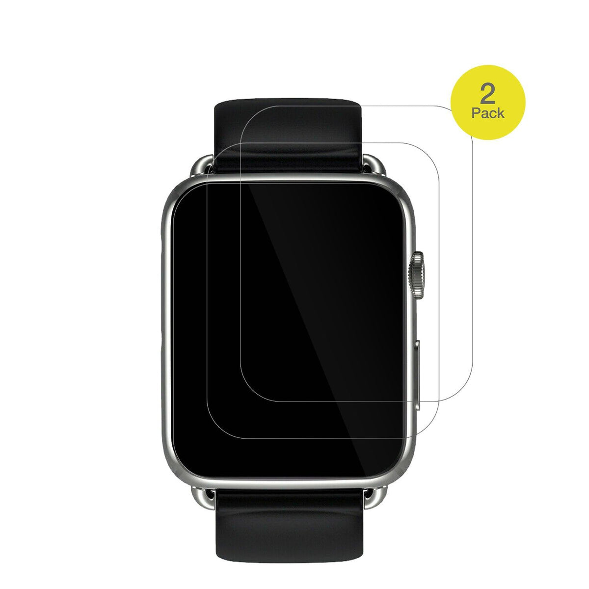 2x Screen Protector for Smartwatch DM20 1.88 Zoll Protective Film covers 100%