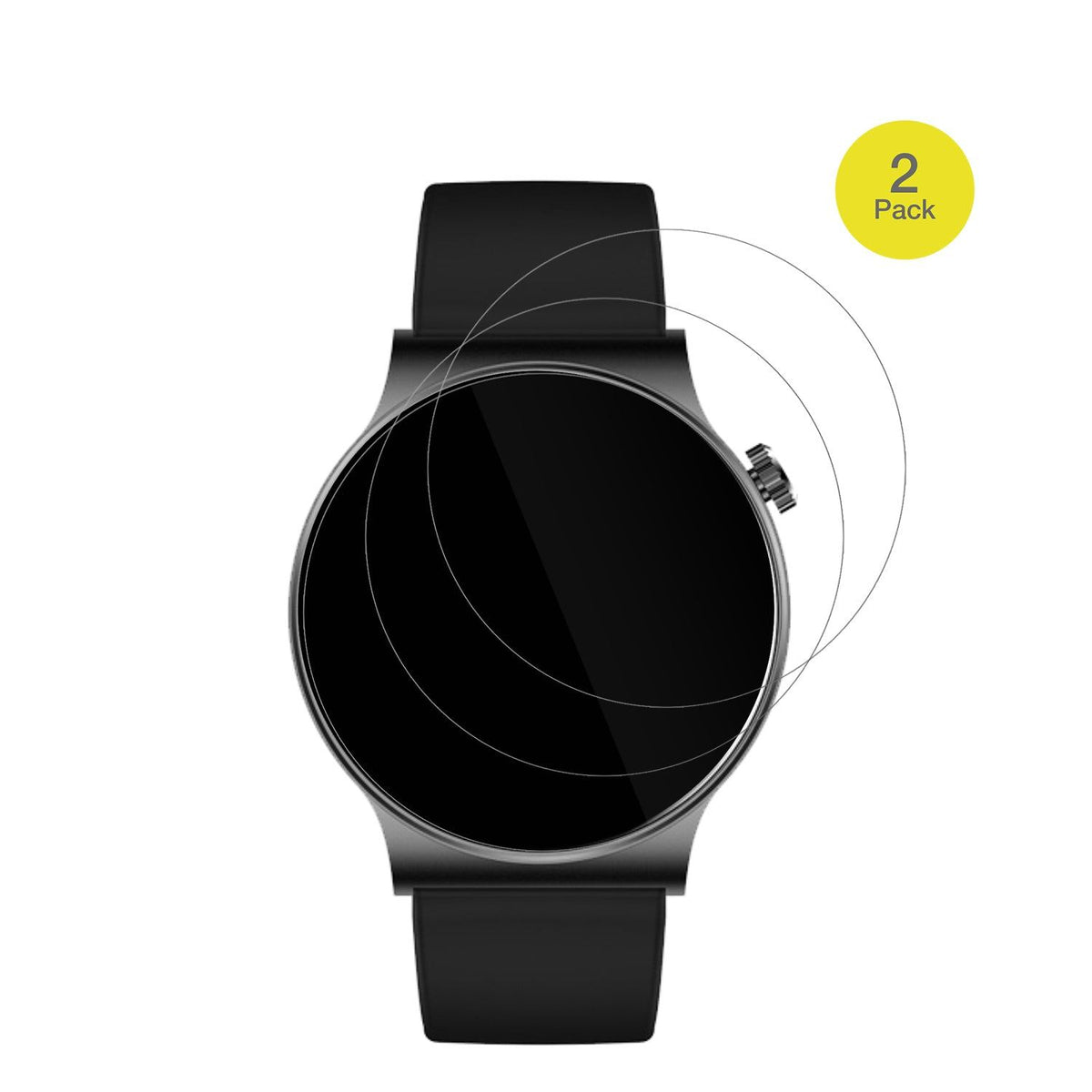 2x Screen Protector for OOQE Watch CS PRO Protective Film covers 100% dipos Flex