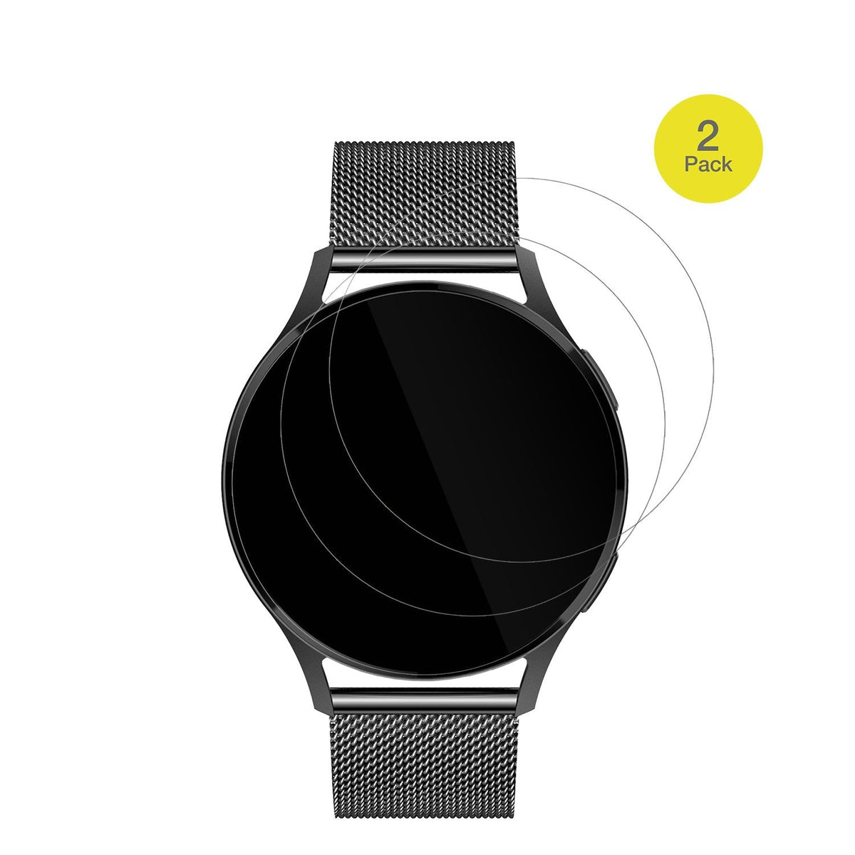 2x Screen Protector for Levowatch Edgy Protective Film covers 100% dipos Flex