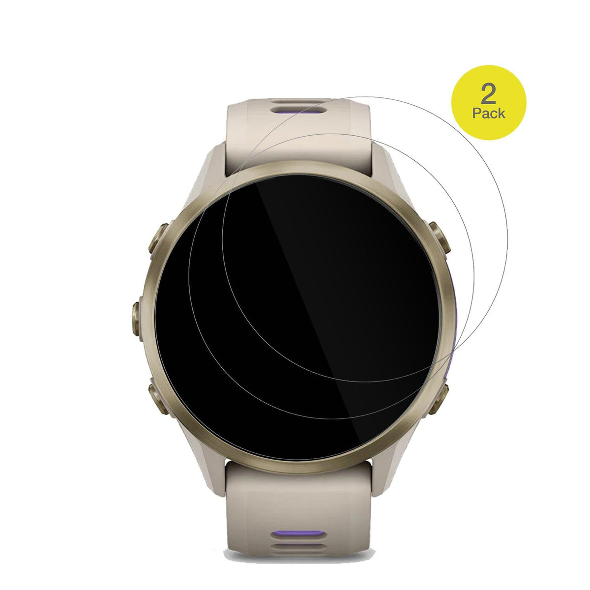 2x Screen Protector for Garmin Forerunner 970 Protective Film covers 100% dipos