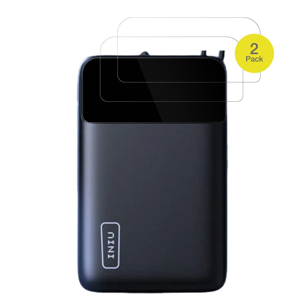 2x Screen Protector for INIU Carry P51-E2 Protective Film covers 100% dipos Flex