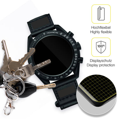 2x 3D Full Cover Schutzfolie für Omega x Swatch Speedmaster Moonswatch