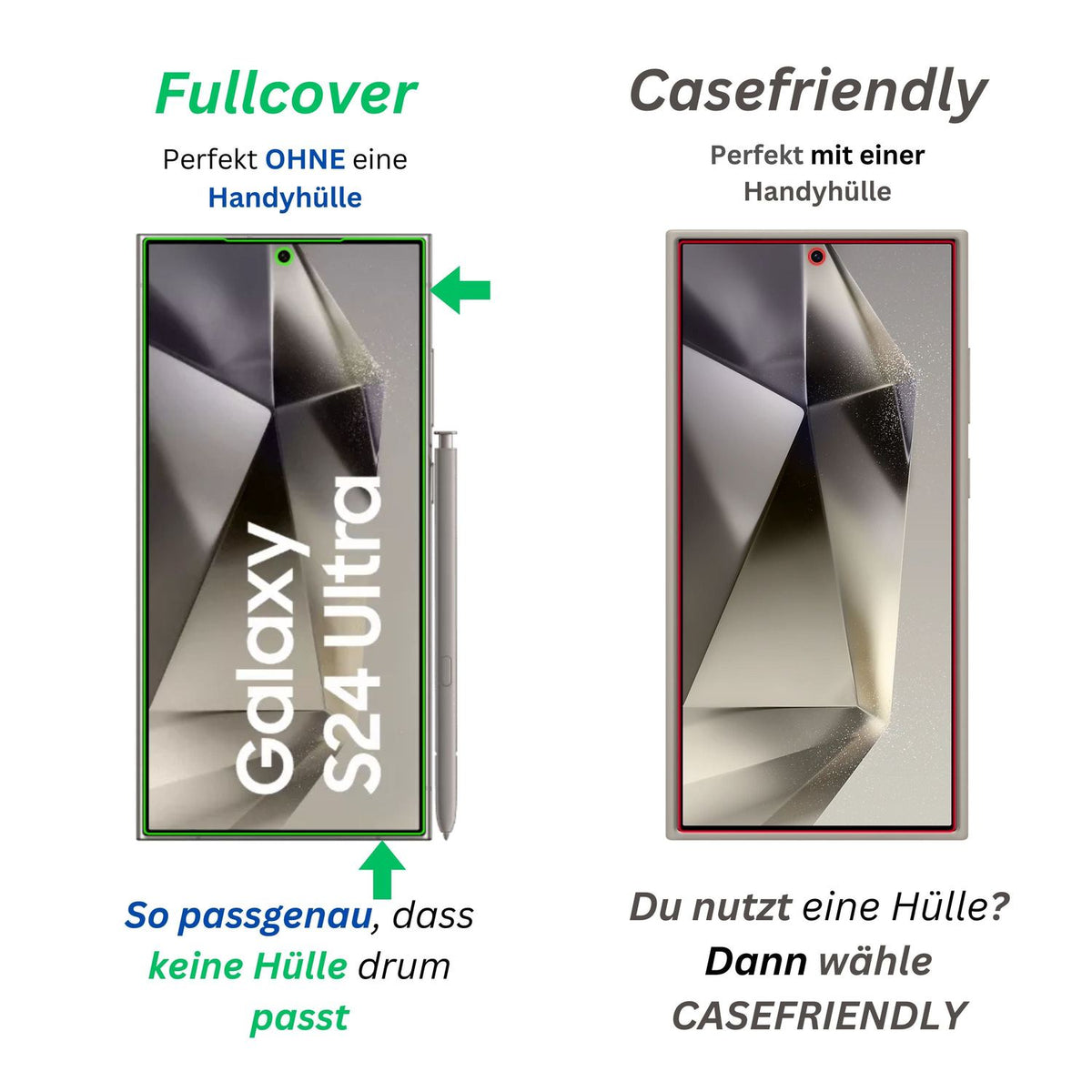 dipos FLEX 2x Clear Screen Protector for Samsung Galaxy S24 Ultra