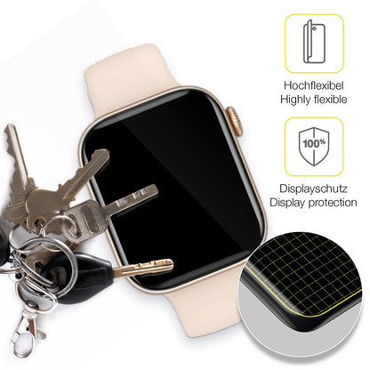 2x Screen Protector for Fireboltt Ring 2 Protective Film covers 100% dipos Flex