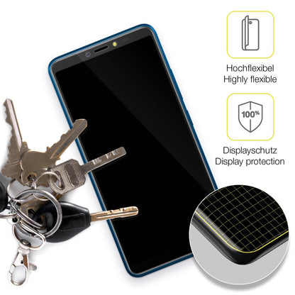 2x Screen Protector for BQ 6030G Practic Protective Film covers 100% dipos Flex