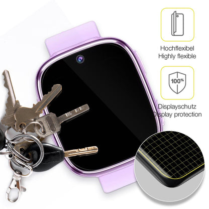 2x Screen Protector for Alutoria X63 Protective Film covers 100% dipos Flex
