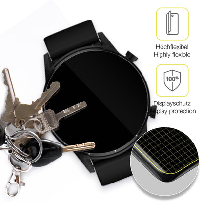 2x Screen Protector for Tecno Watch Pro 2 Protective Film covers 100% dipos Flex