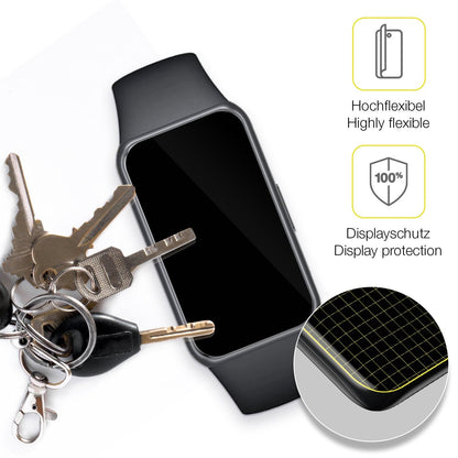 2x Screen Protector for Honor Band 7 Protective Film covers 100% dipos Flex