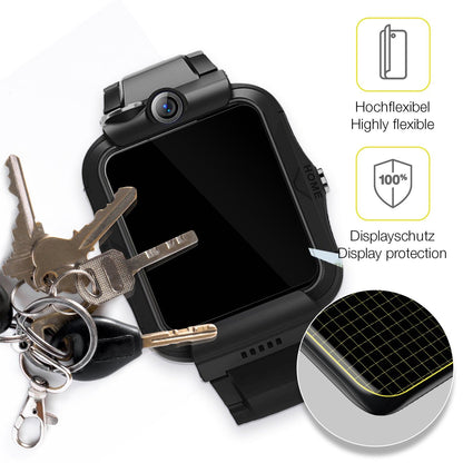 2x Screen Protector for DDIOYIUR Kinder Smartwatch Protective Film covers 100%