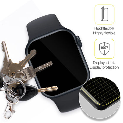 2x Screen Protector for Apple Watch Series 8 45mm Protective Film covers 100%