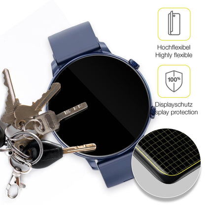 2x Screen Protector for Hwagol 1.43 Zoll Smartwatch Protective Film covers 100%