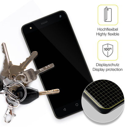 2x Screen Protector for Mobicel MX3 Protective Film covers 100% dipos Flex