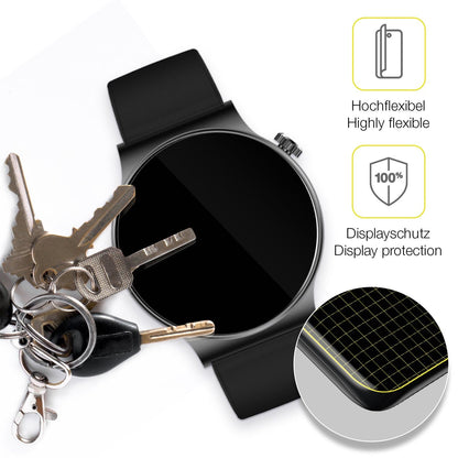 2x Screen Protector for OOQE Watch CS PRO Protective Film covers 100% dipos Flex