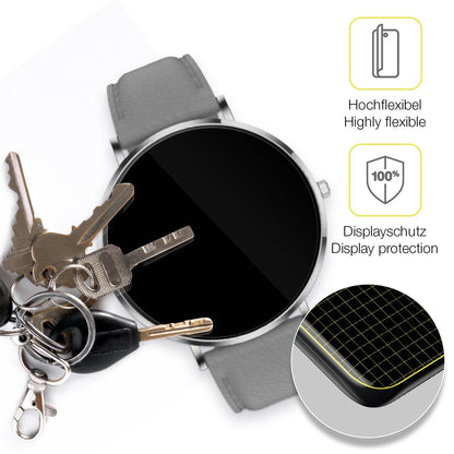 2x Screen Protector for Pireware Slim Smartwatch Protective Film covers 100%