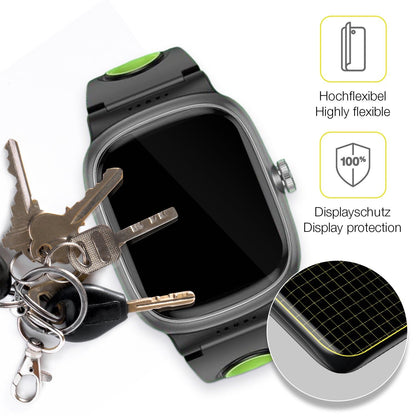 2x Screen Protector for anyloop Kinder Smartwatch Protective Film covers 100%