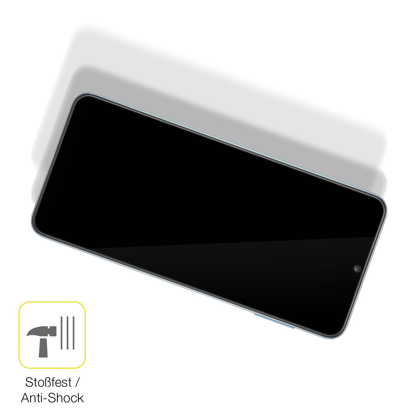 Schutz gegen Kratzer auf dem Samsung Galaxy M32 5G Glas durch Schlüssel oder Ähnliches