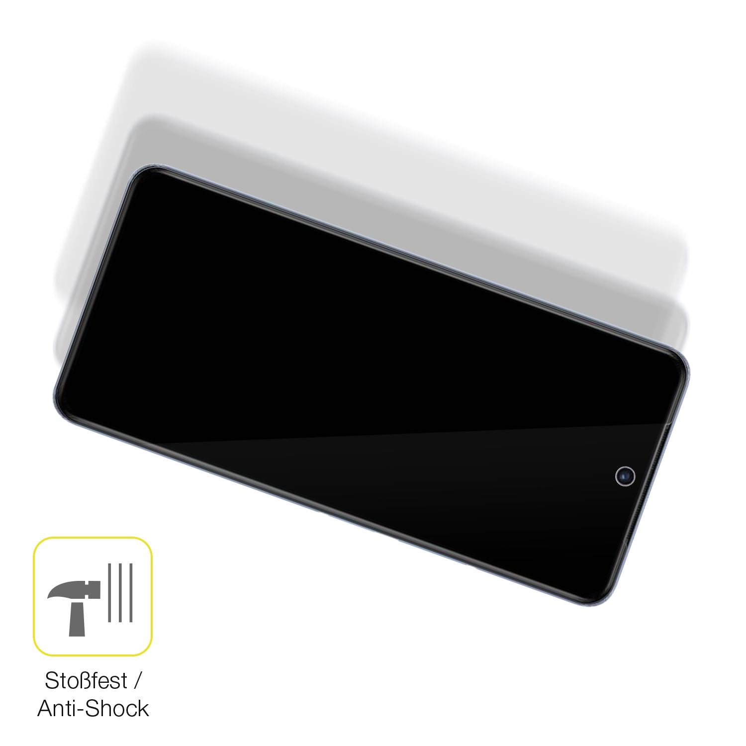 Schutz gegen Kratzer auf dem Vivo T1 5G Glas durch Schlüssel oder Ähnliches