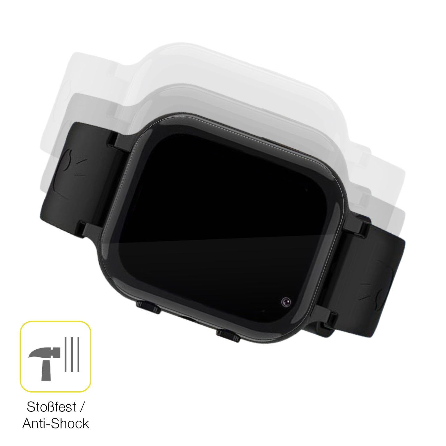 2x 3D Full Cover Schutzfolie für Ruopoem Smartwatch Kinder
