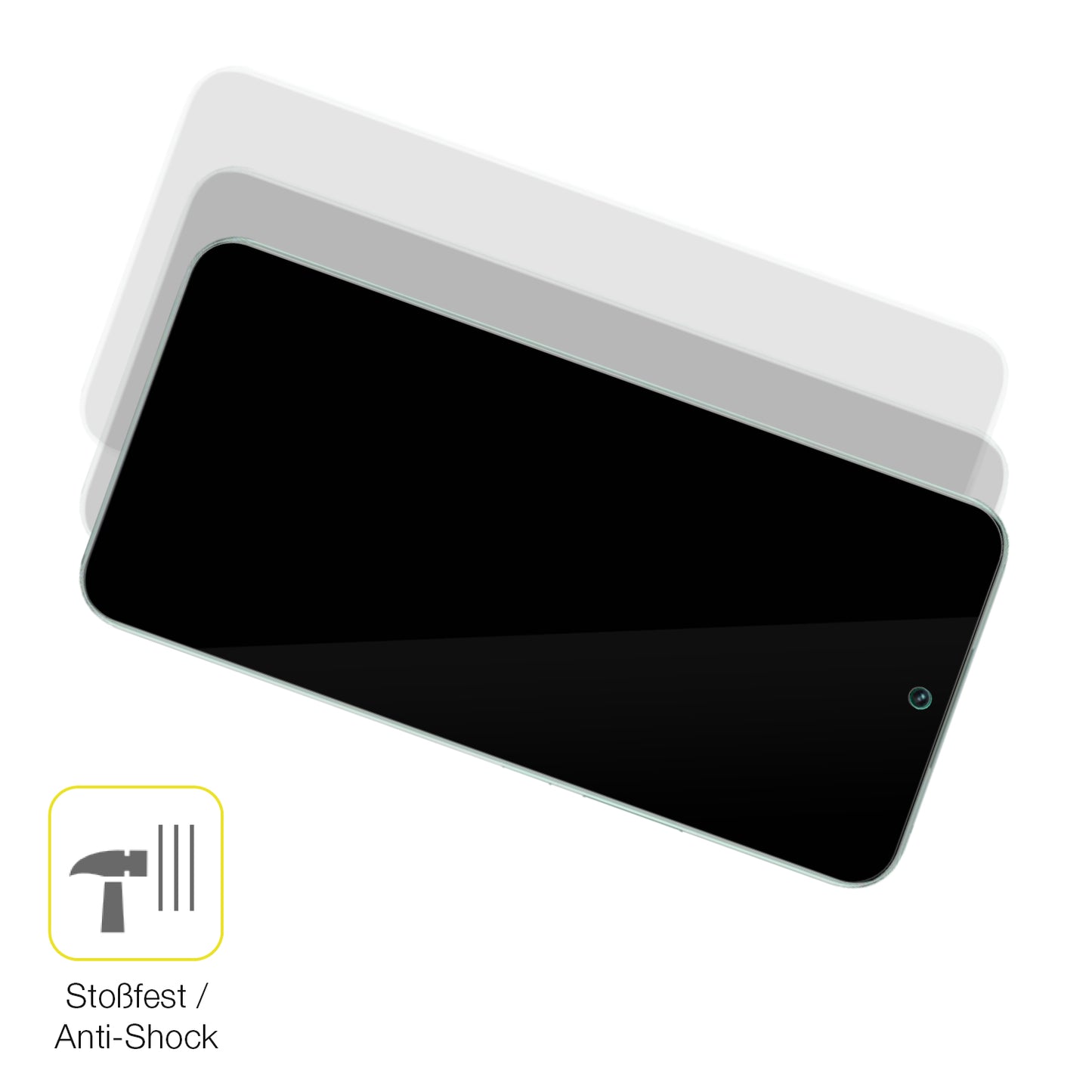2x 3D Full Cover Schutzfolie für Realme P3 5G