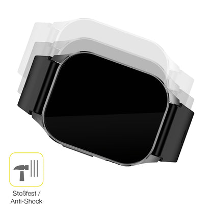 2x 3D Full Cover Schutzfolie für Knauermann Pro 3 eckig