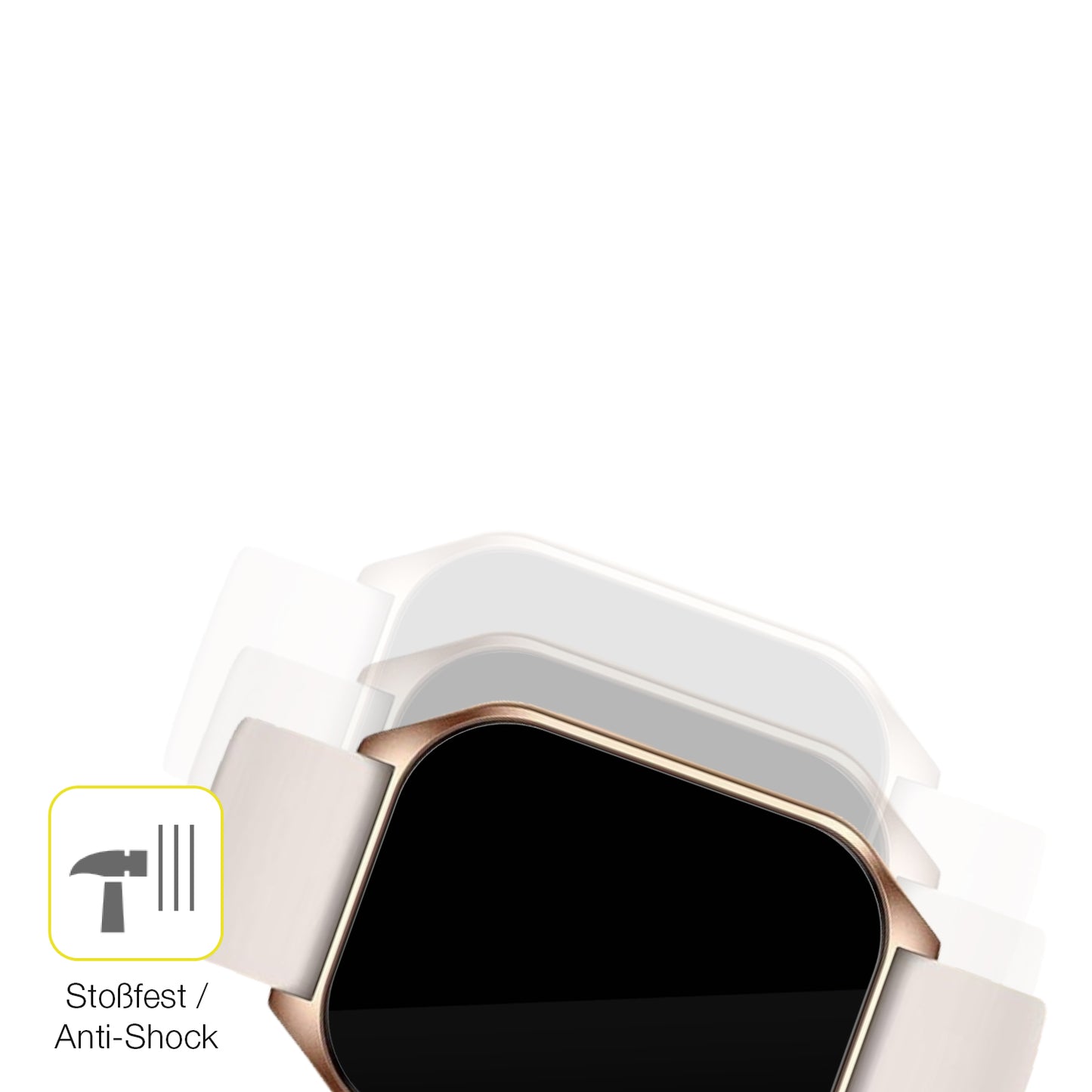 2x Screen Protector for ZIMAOER Smartwatch 1.85 Zoll Protective Film covers