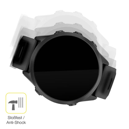 2x 3D Full Cover Schutzfolie für Garmin Forerunner 570 47mm