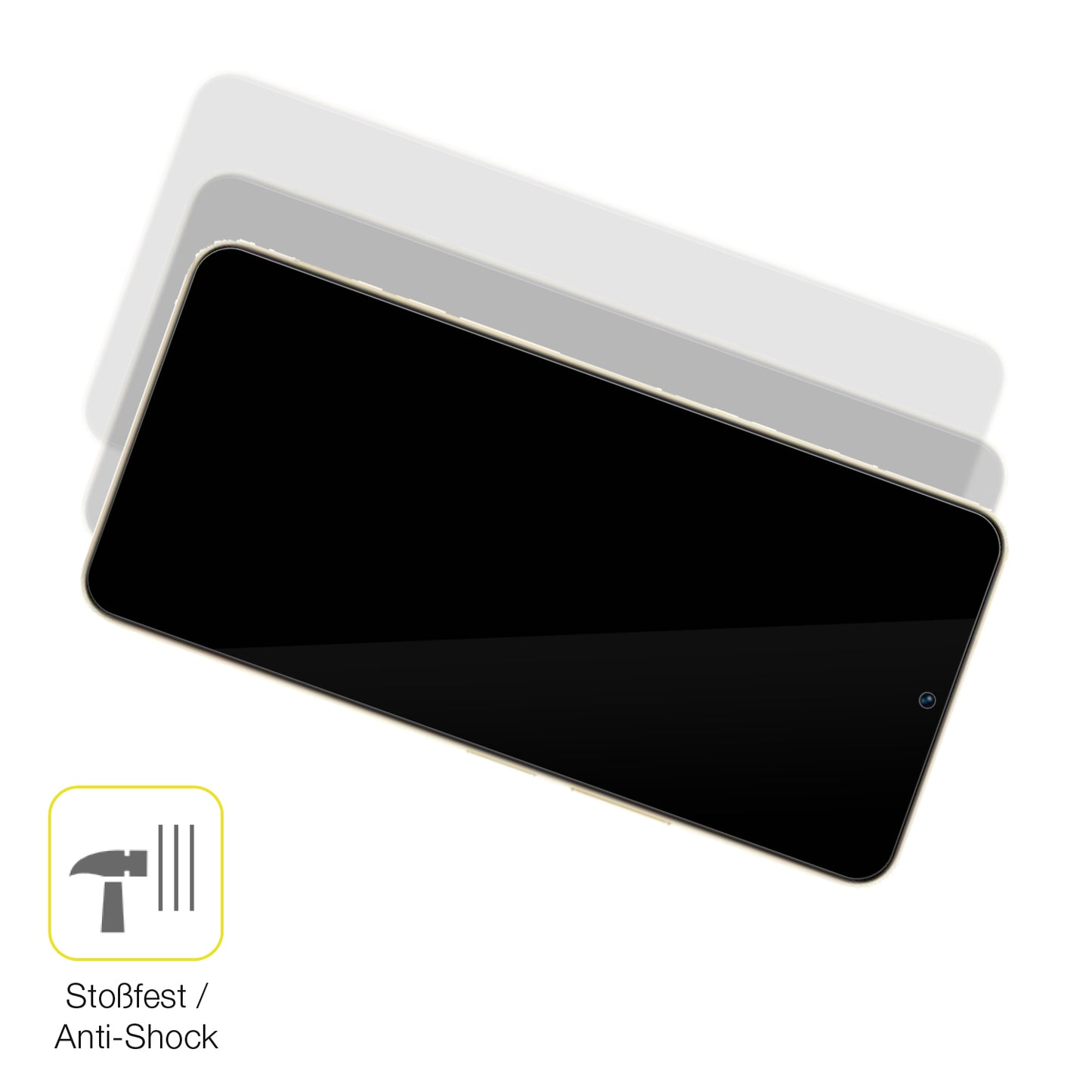 2x Screen Protector for Vivo Y36 Protective Film covers 100% dipos Flex