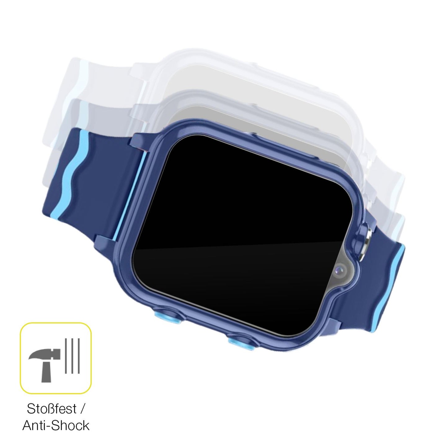 2x Screen Protector for Sytifro D35 Kindersmartwatch Protective Film covers