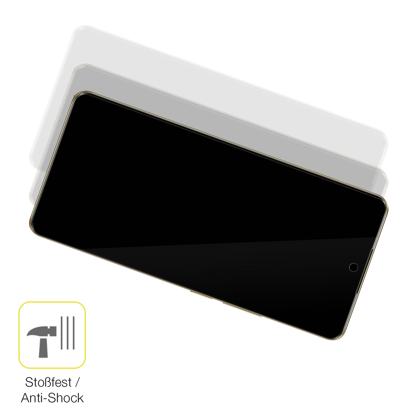 2x 3D Full Cover Schutzfolie für Realme 12 Pro 5G