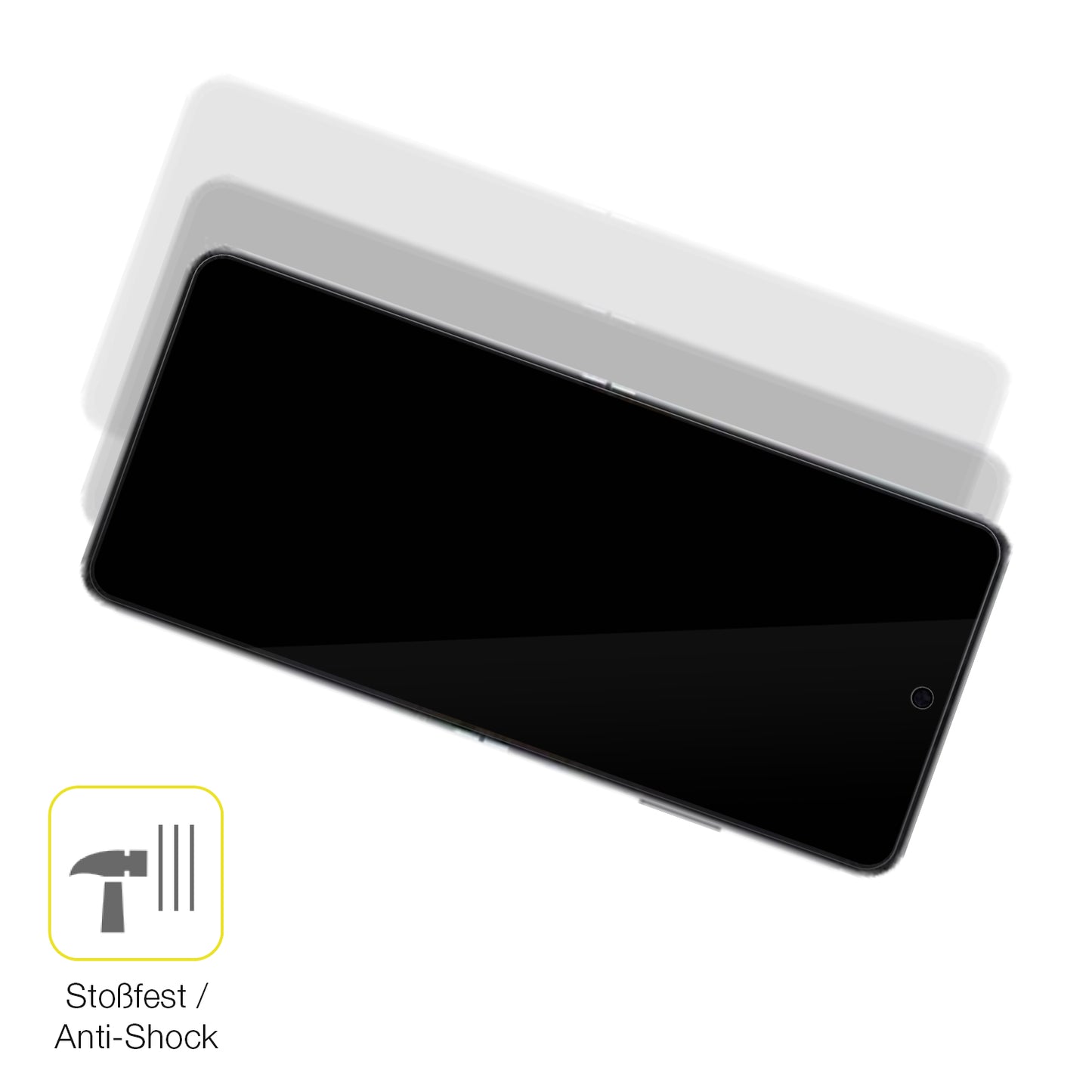 2x 3D Full Cover Schutzfolie für Huawei Pocket 2