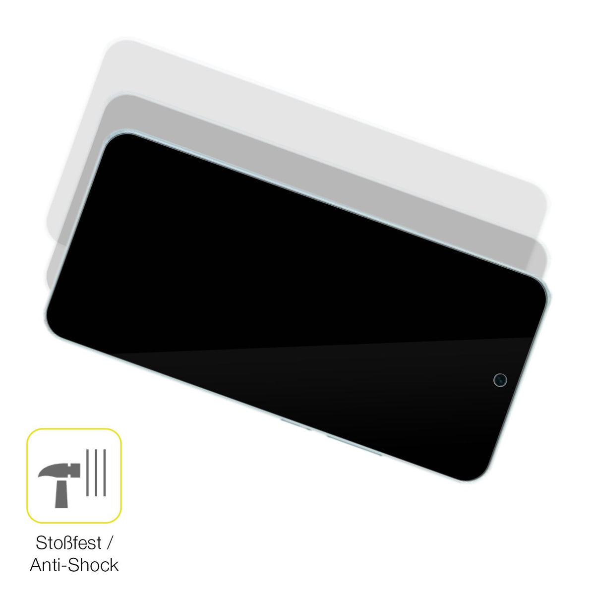 2x Screen Protector for Vivo V60 Protective Film covers 100% dipos Flex